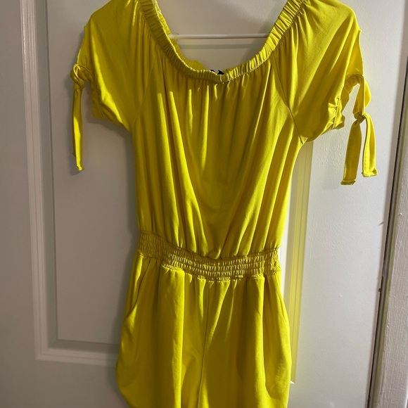 Bright Yellow Romper - Picture 3 of 5